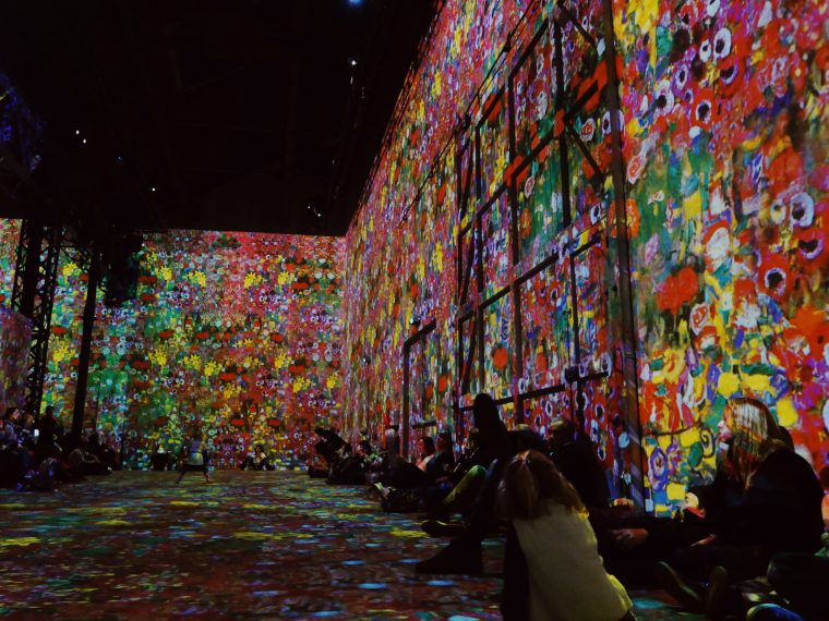 Gustav Klimt exhibition at L'Atelier des Lumières in Paris