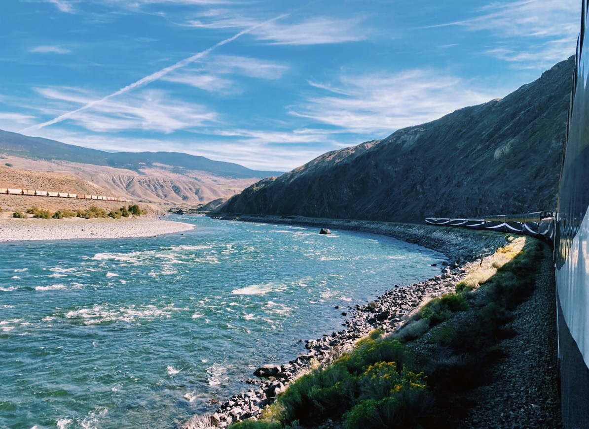 View from Rocky Mountaineer Train