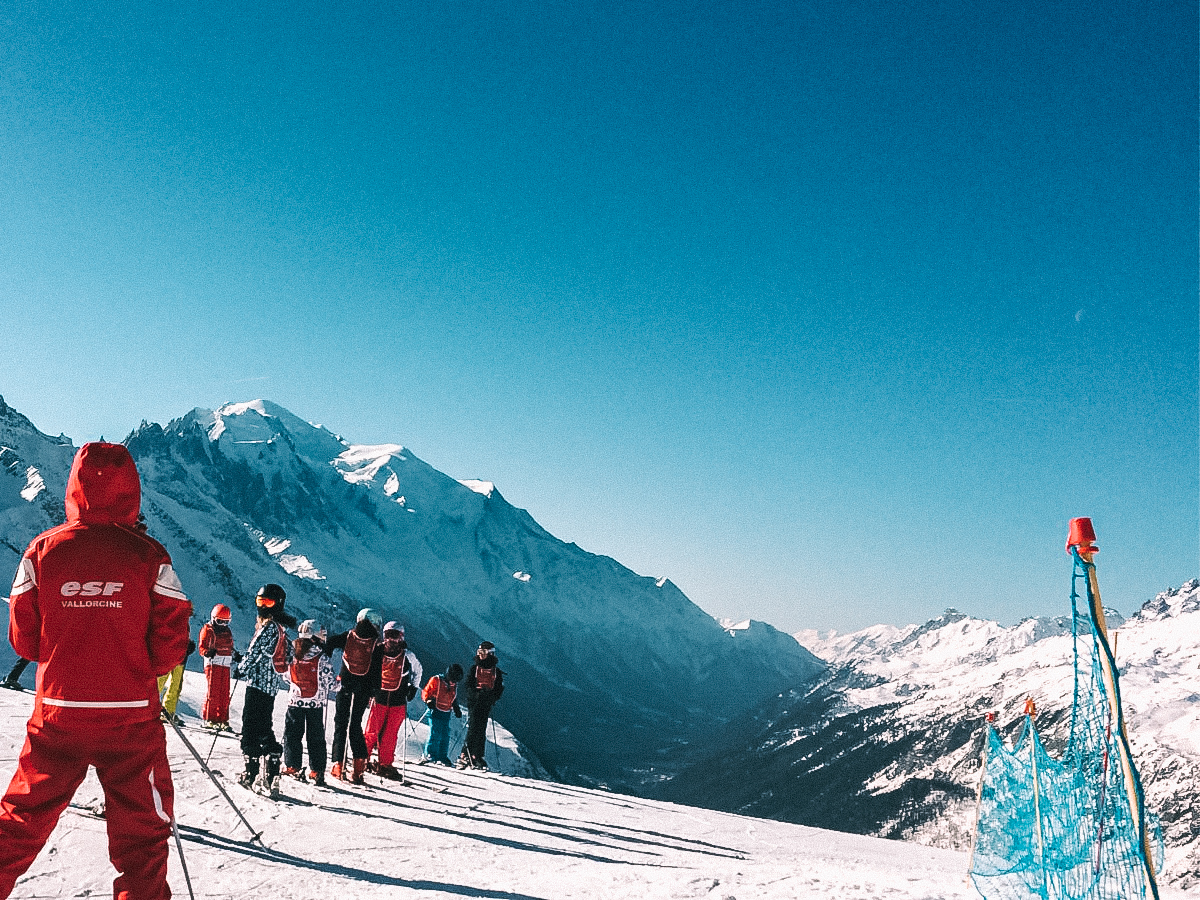 Learning Skiers in Chamonix, France