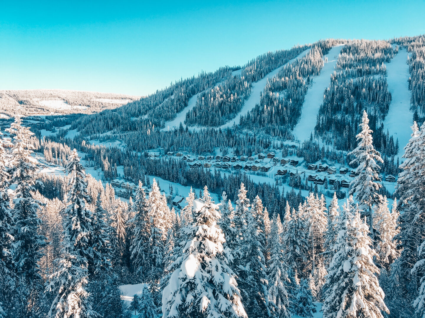 Views of Sun Peaks in British Columbia, Canada