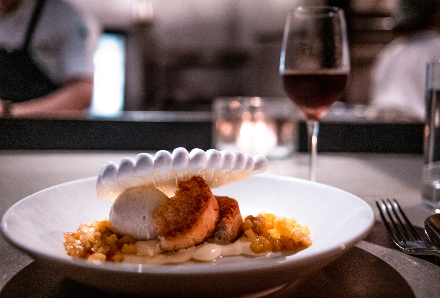 Dessert and wine pairing at Vernick Food & Drink