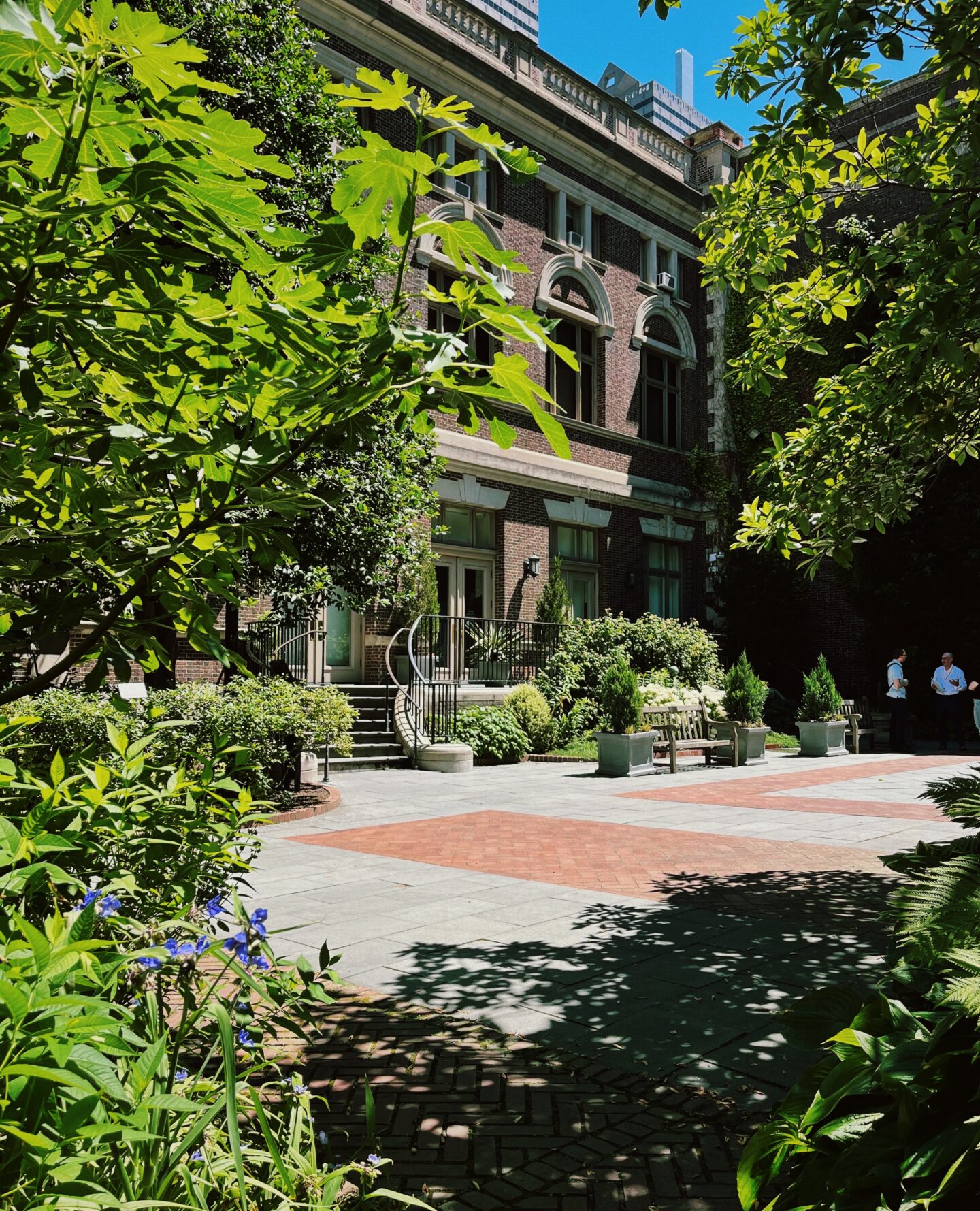 Gardens of Mütter Museum in Philadelphia